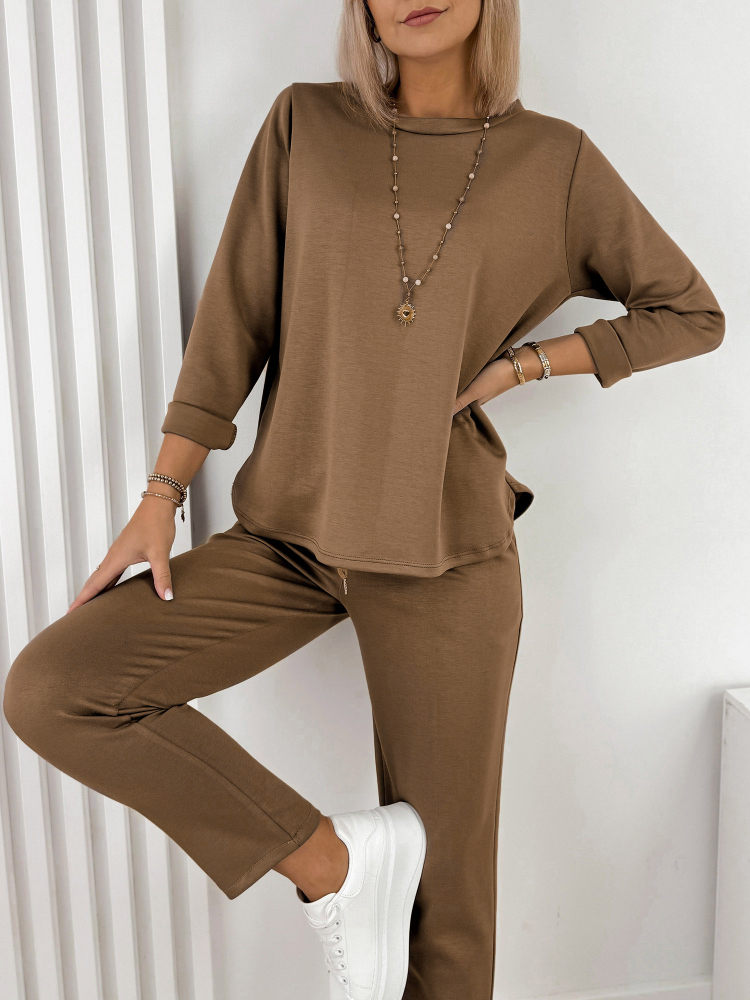 KOMPLET TRYZO KARMELOWY