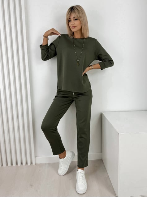 KOMPLET TRYZO CIEMNY KHAKI