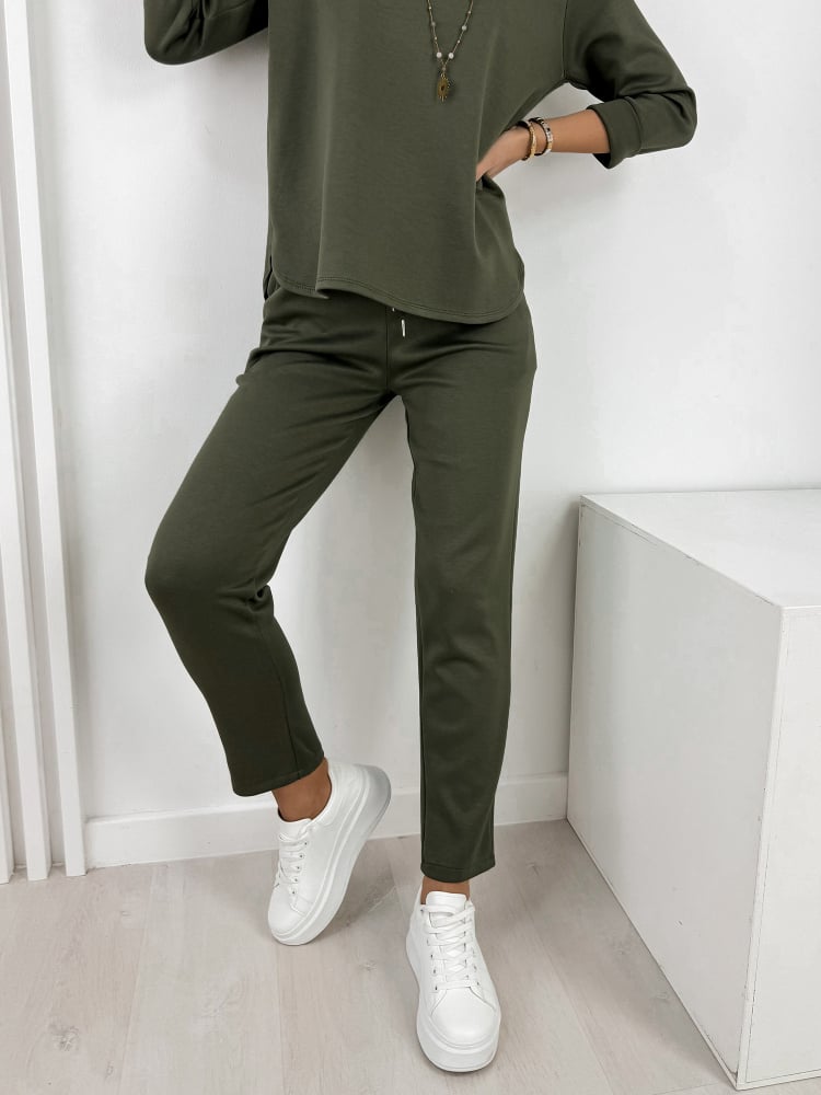 KOMPLET TRYZO CIEMNY KHAKI