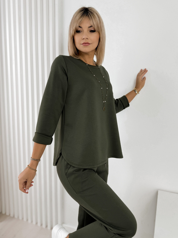 KOMPLET TRYZO CIEMNY KHAKI