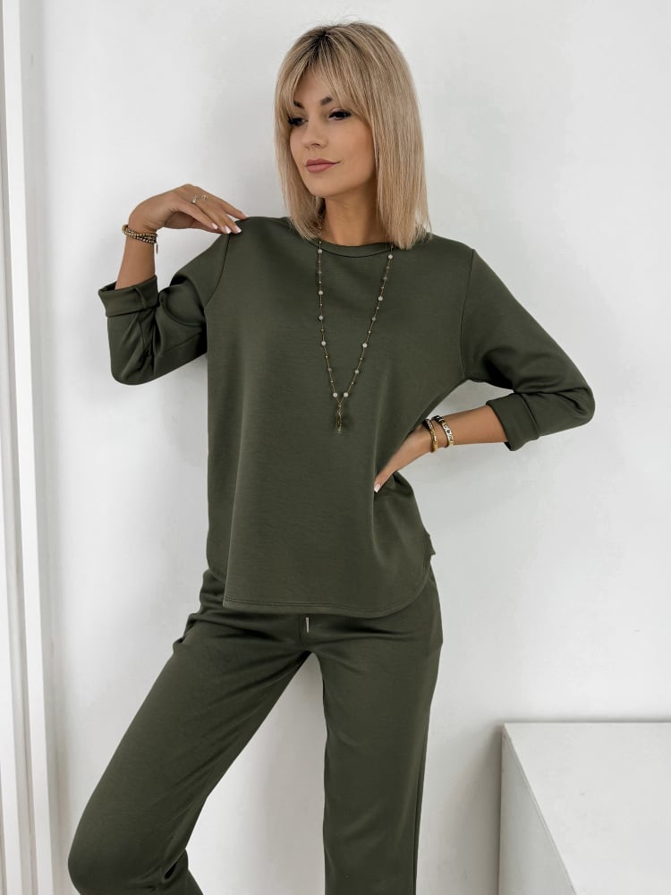 KOMPLET TRYZO CIEMNY KHAKI