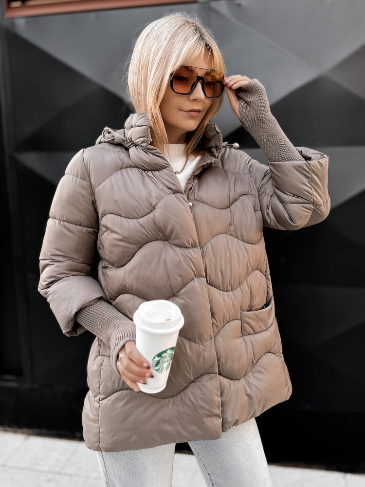 KURTKA SKANE CIEMNOBEŻOWA