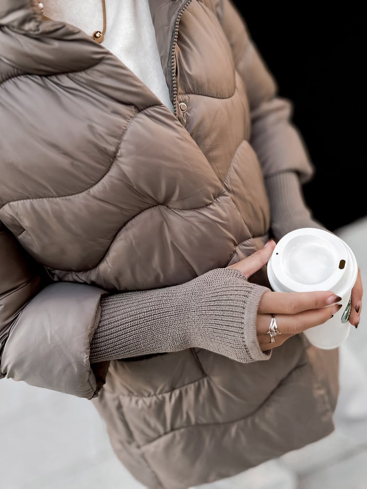 KURTKA SKANE CIEMNOBEŻOWA