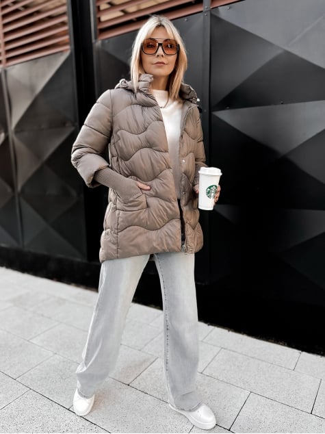 KURTKA SKANE CIEMNOBEŻOWA