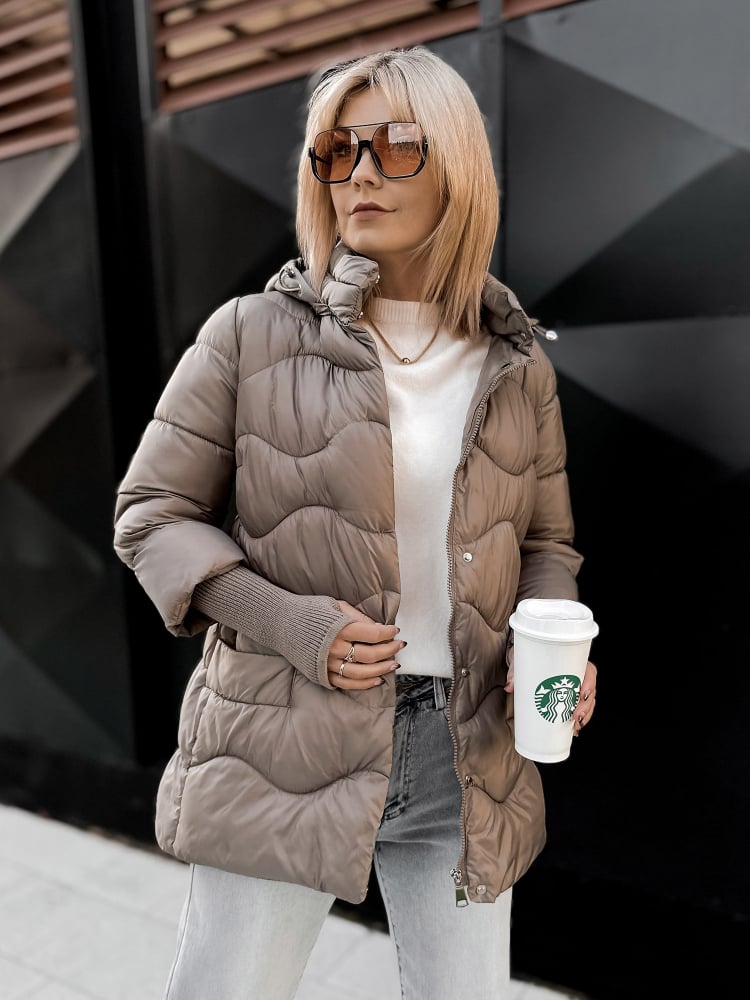 KURTKA SKANE CIEMNOBEŻOWA