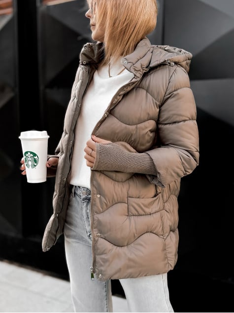 KURTKA SKANE CIEMNOBEŻOWA