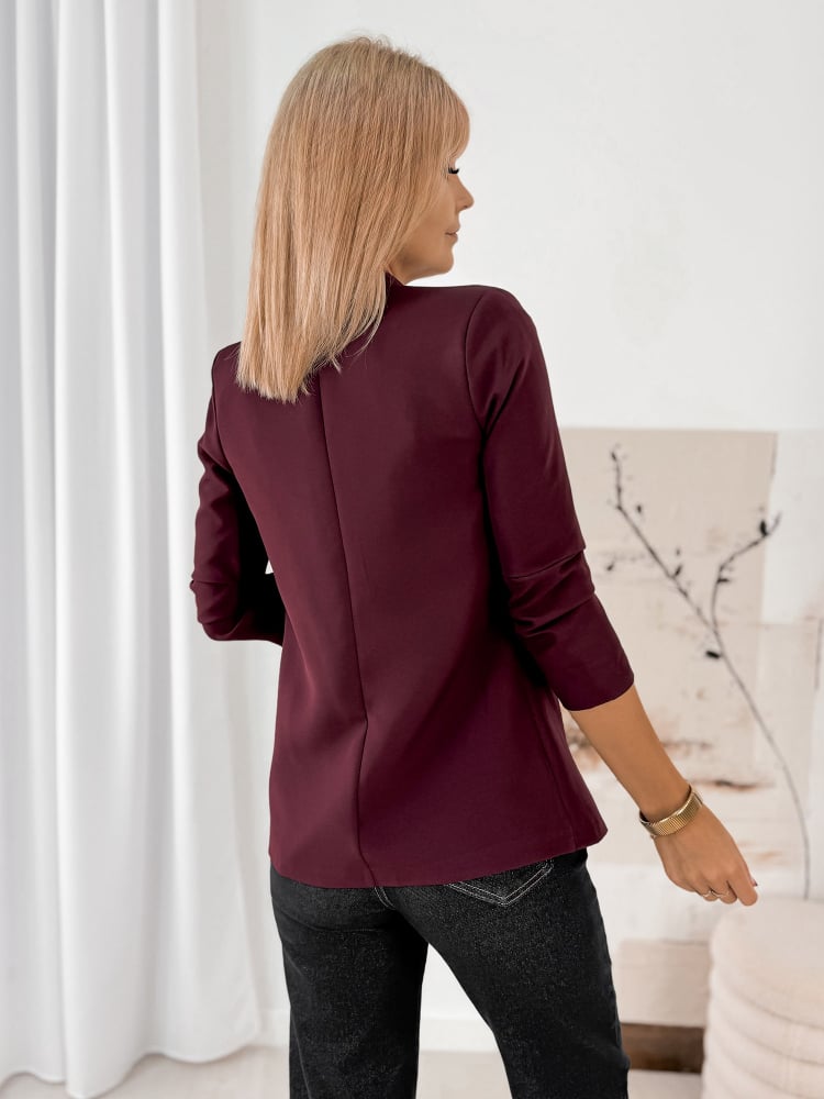 ŻAKIET KAPRI BORDOWY