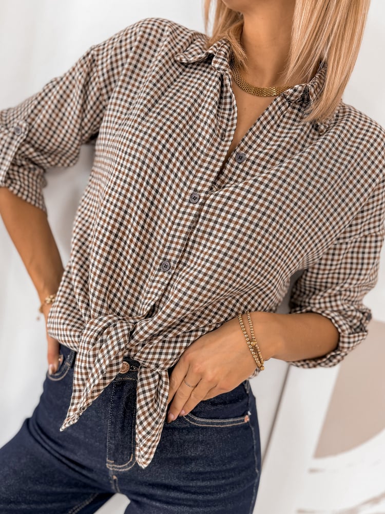 KOSZULA CALLIOPE BRĄZOWA