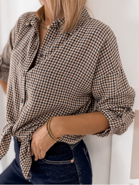 KOSZULA CALLIOPE BRĄZOWA