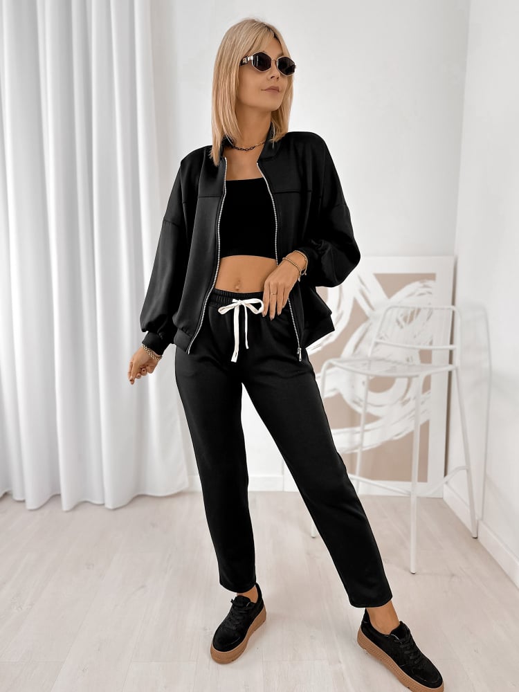 KOMPLET DRESOWY CORINE CZARNY