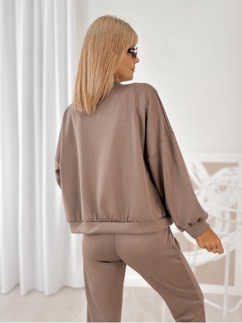 KOMPLET DRESOWY CORINE CIEMNOBEŻOWY