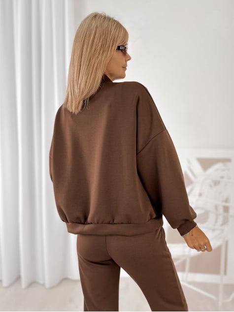 KOMPLET DRESOWY CORINE BRĄZOWY