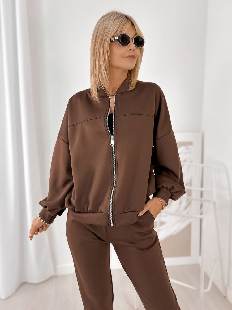 KOMPLET DRESOWY CORINE BRĄZOWY