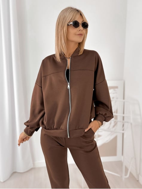 KOMPLET DRESOWY CORINE BRĄZOWY