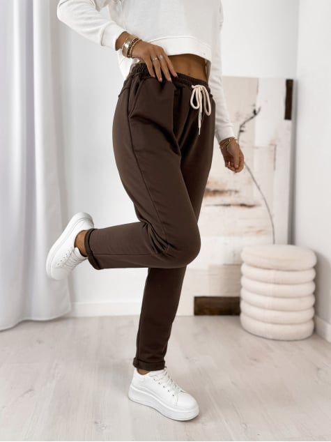 SPODNIE MAZIKEN BRĄZOWE
