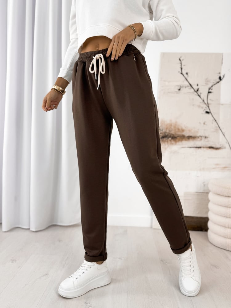 SPODNIE MAZIKEN BRĄZOWE