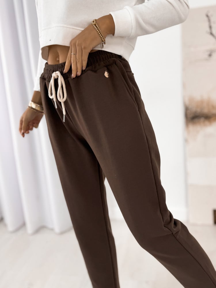 SPODNIE MAZIKEN BRĄZOWE