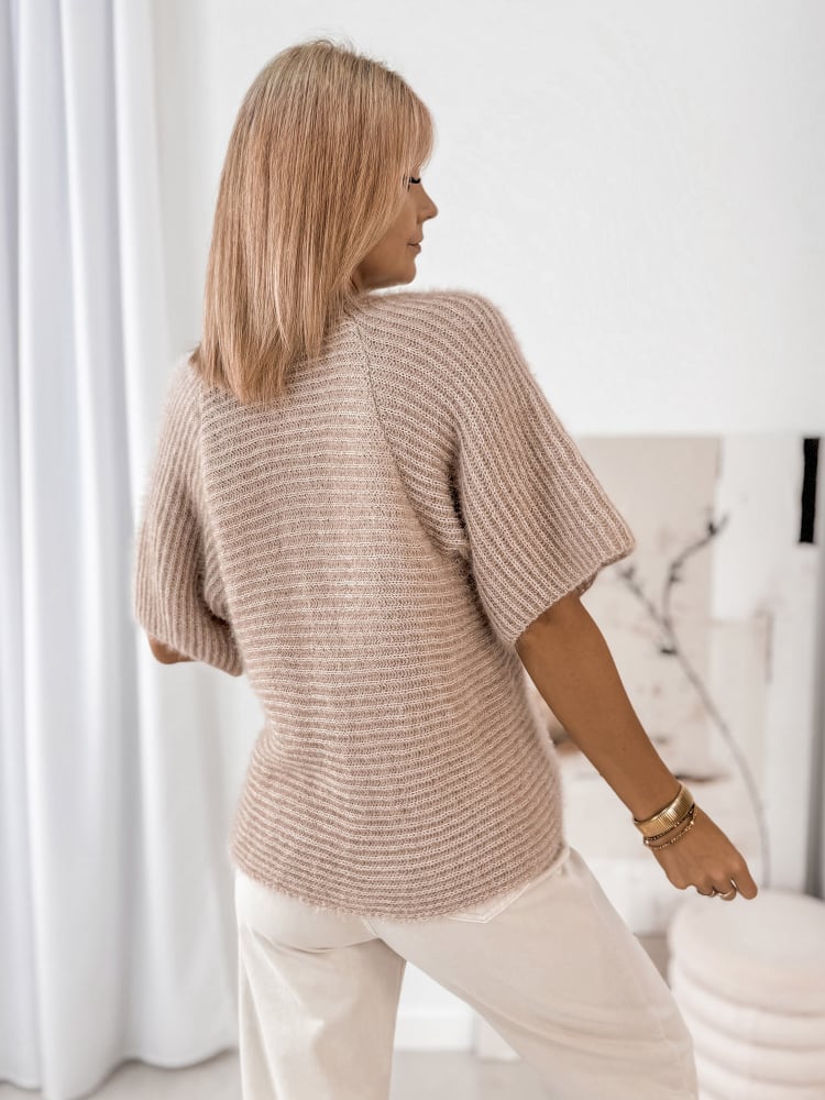 KARDIGAN AUBERON BEŻOWY