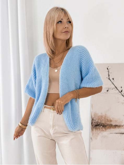 KARDIGAN AUBERON BŁĘKITNY