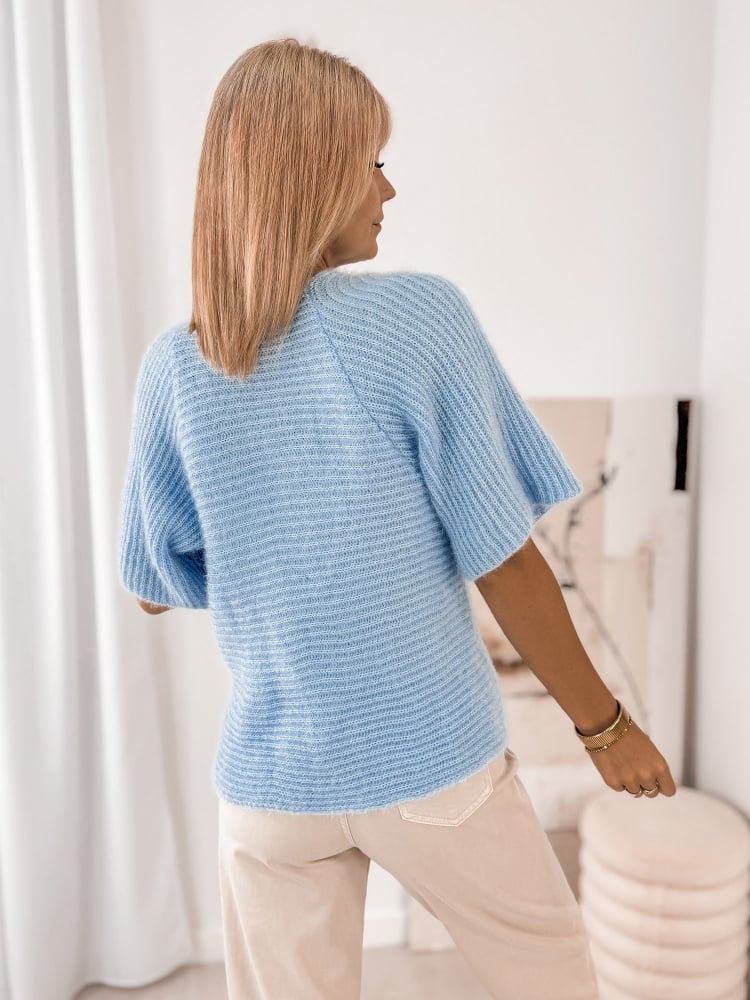 KARDIGAN AUBERON BŁĘKITNY