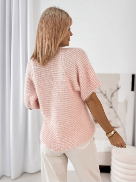 KARDIGAN AUBERON PUDROWY RÓŻ