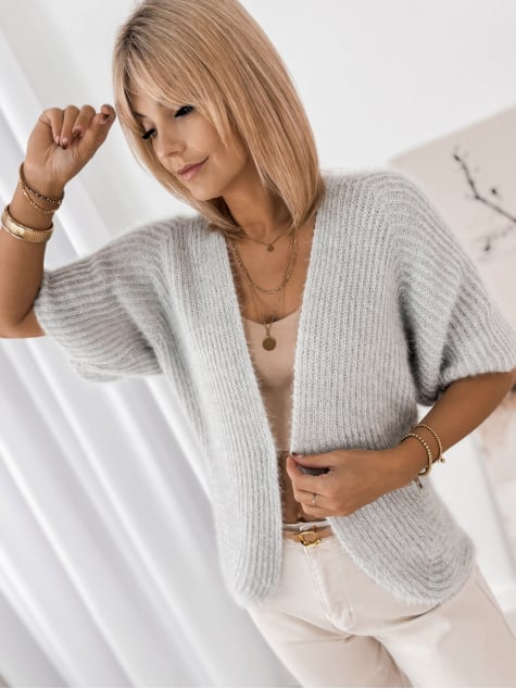 KARDIGAN AUBERON SZARY