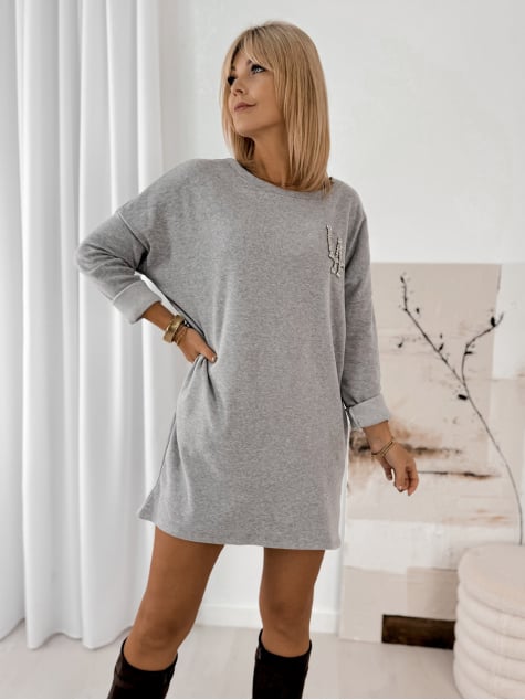 SUKIENKA MALIBU SZARA