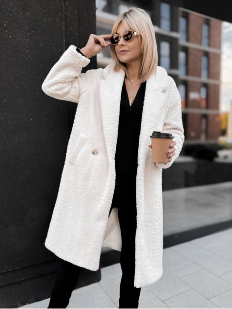 PŁASZCZ BOUCLE SHANTER ECRU