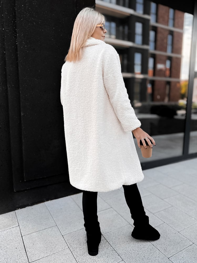 PŁASZCZ BOUCLE SHANTER ECRU