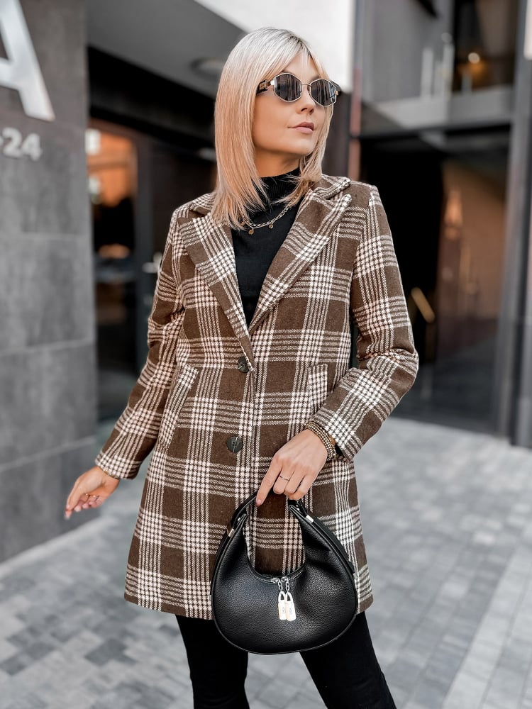 PŁASZCZ CAMPBELL BRĄZOWY