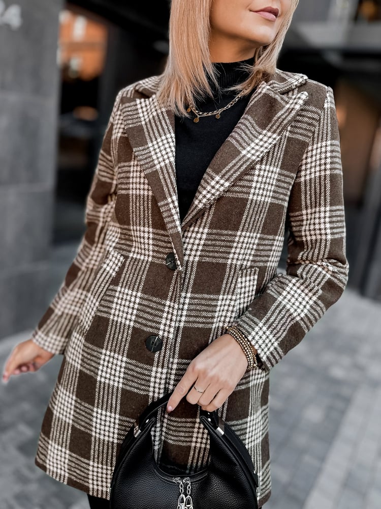 PŁASZCZ CAMPBELL BRĄZOWY