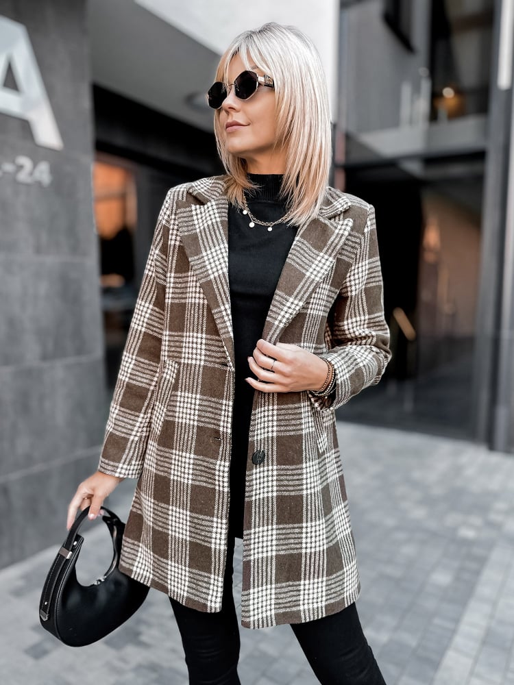 PŁASZCZ CAMPBELL BRĄZOWY