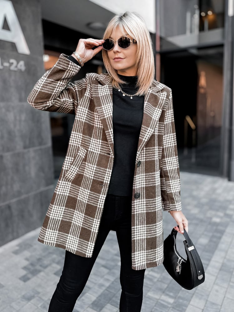 PŁASZCZ CAMPBELL BRĄZOWY