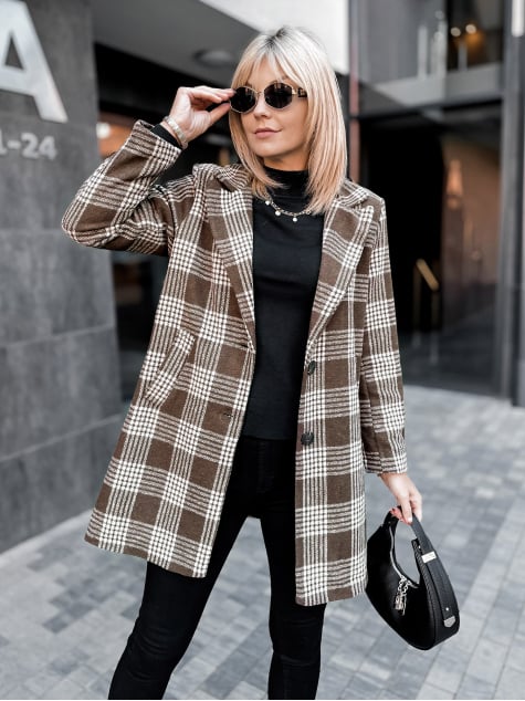 PŁASZCZ CAMPBELL BRĄZOWY