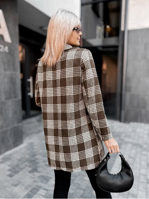 PŁASZCZ CAMPBELL BRĄZOWY