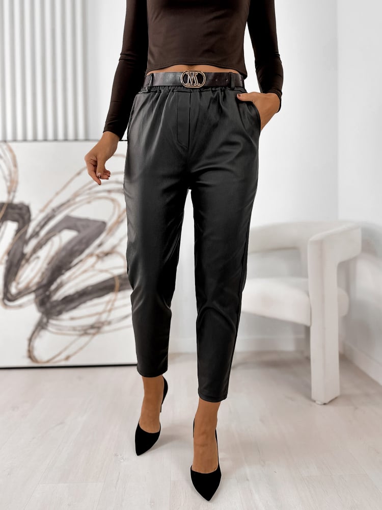 SPODNIE DEANS CZARNE