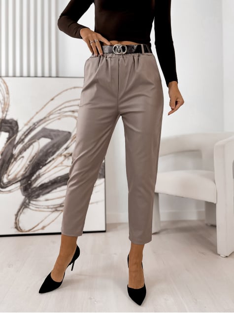 SPODNIE DEANS CIEMNOBEŻOWE