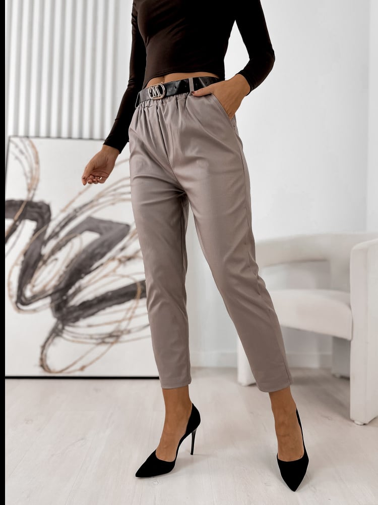 SPODNIE DEANS CIEMNOBEŻOWE