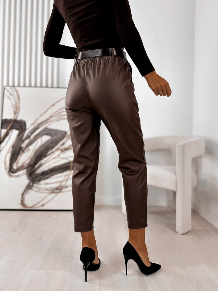 SPODNIE DEANS BRĄZOWE