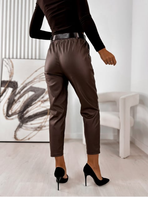 SPODNIE DEANS BRĄZOWE