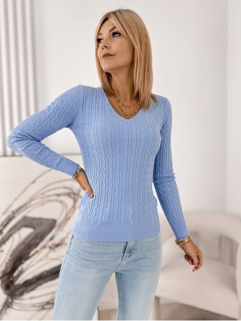 SWETER CIMERIA BŁĘKITNY
