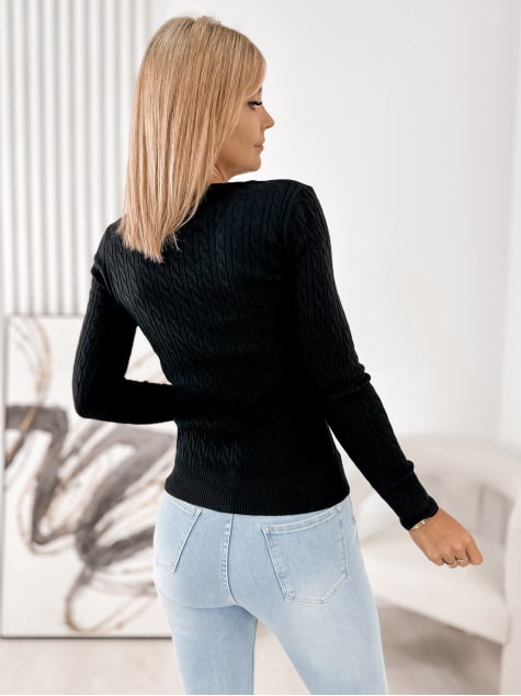 SWETER CIMERIA CZARNY