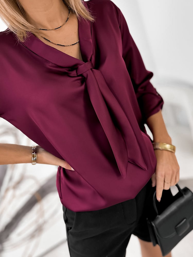 BLUZKA ZINGARA BORDOWA