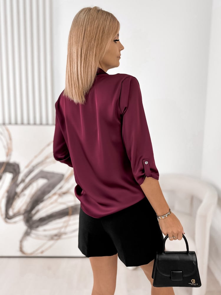 BLUZKA ZINGARA BORDOWA