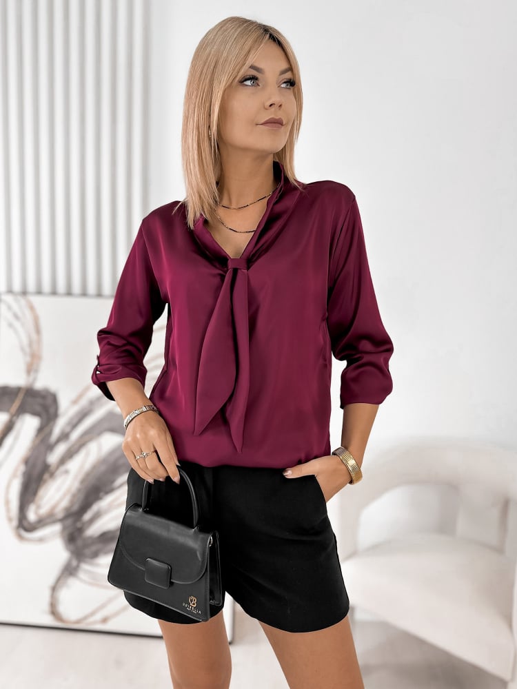 BLUZKA ZINGARA BORDOWA