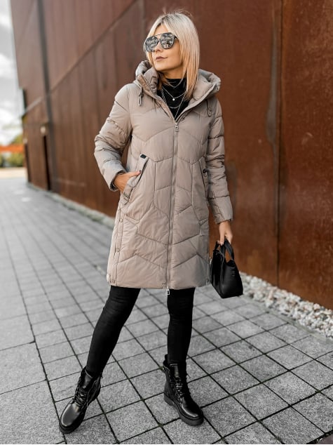 KURTKA KARELA CIEMNOBEŻOWA