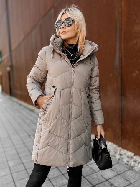 KURTKA KARELA CIEMNOBEŻOWA