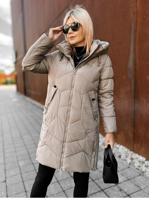 KURTKA KARELA CIEMNOBEŻOWA