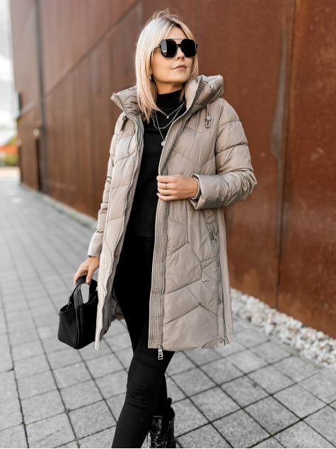 KURTKA KARELA CIEMNOBEŻOWA