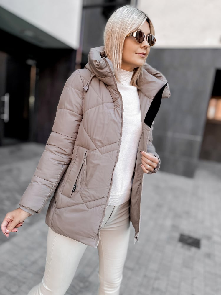 KURTKA TARIEL CIEMNOBEŻOWA